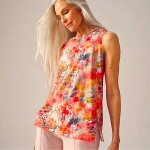 ATHLETA 2022 Refined Zephyr Tank Renewed Bloom Spring Pink Size XXS